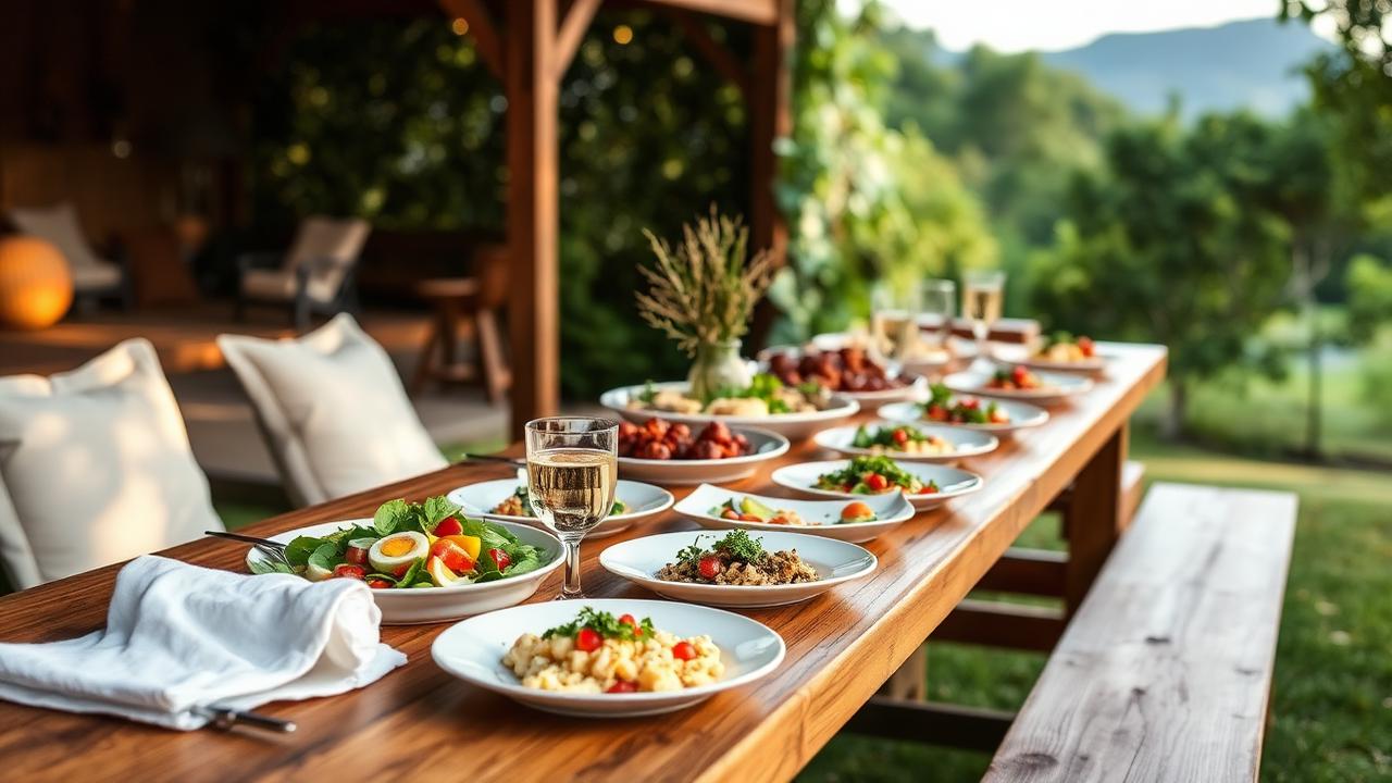 Catering para Retiros